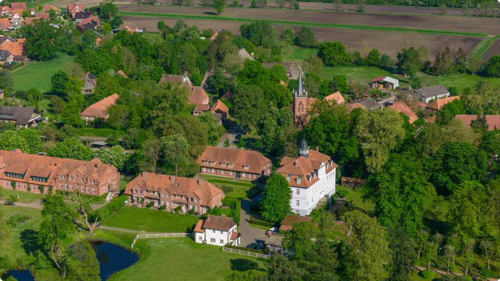 Luftaufnahme Schloss Lüdersburg